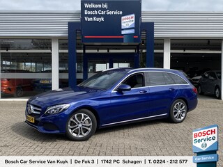 Mercedes-Benz C-klasse Estate 350 e Lease Edition / 279 Pk / Automaat / NL-Auto / Vol-Leder / Burmester Audio / Rondomzicht Camera / Luchtvering / Apple-Carplay&Android-Auto / LED / Navi / Adaptieve Cruise-Control met Stuurhulp / Lane-Assist / Stoelverwarming / ELKTR-Achterklep / PDC / LMV 17'' / Nieuwe Michelin Zomerbanden / ENZ.