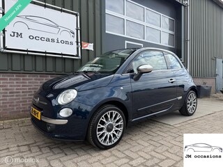 Fiat 500 1.2 Lounge Cabrio|Airco|Bleu&me|Leder|PDC|APK nieuw|