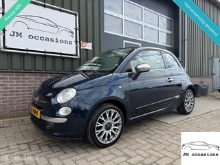Fiat 500 1.2 Lounge Cabrio|Airco|Bleu&me|Leder|PDC|APK nieuw|