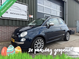 Fiat 500 1.2 Lounge Cabrio|Airco|Bleu&me|Leder|PDC|APK nieuw|