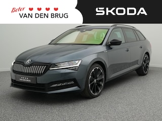 Skoda Superb Combi 1.4 TSI 218pk iV Sportline Business | Trekhaak | Adaptieve cruise control | Stoelverwarming voor & achter | Verwarmbaar voorruit |