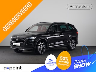 Skoda Kodiaq 1.5 TSI Sportline Business 150 pk Automaat (DSG) | Navigatie | Trekhaak (wegklapbaar) | Parkeersensoren | Achteruitrijcamera | Autom. airco (3 zones) | Stoelverwarming |