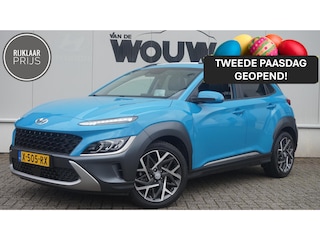 Hyundai Kona 1.6 HYBRID Premium Automaat Schuif-Kanteldak Stoelverstelling | Leder | HUD | Navigatie 10.25 inch