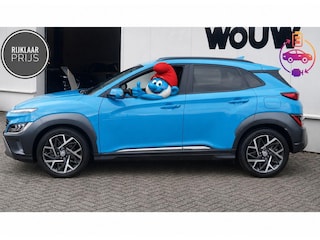 Hyundai Kona 1.6 HYBRID Premium Automaat Schuif-Kanteldak Stoelverstelling | Leder | HUD | Navigatie 10.25 inch