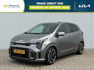 Kia Picanto 1.0 DPi 63pk 4-zits AMT GT-Line | Leder | Camera | Stoel -stoelverwarming | Panorama schuif -kantel dak | Cruise control | Keyless |