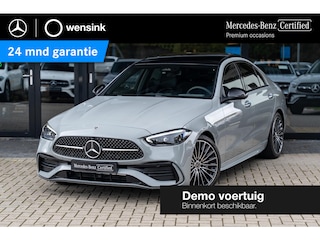 Mercedes-Benz C-klasse 180 Star Edition AMG | AMG line Plus | Panoramaschuifdak | Nightpakket | Trekhaak | Head-Up Display |