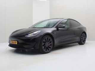 Tesla Model 3 Performance AWD 486pk 75 kWh FACELIFT 87% SoH [ WIT LEDER+AUTOPILOT+567KM WLTP+PREMIUM AUDIO ]