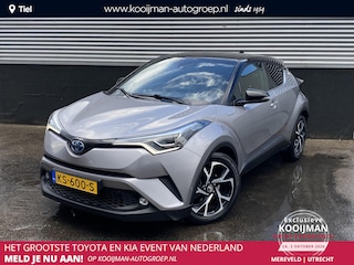 Toyota C-HR 1.8 Hybrid Bi-Tone Plus Stoel- & stuurverarming, navigatie, dodehoek detectie, JBL Premium audio, Volledig dealeronderhouden, achteruitrij camera, adaptieve cruise control