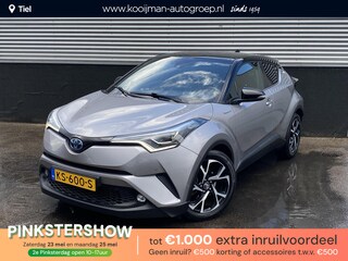 Toyota C-HR 1.8 Hybrid Bi-Tone Plus Stoel- & stuurverarming, navigatie, dodehoek detectie, JBL Premium audio, Volledig dealeronderhouden, achteruitrij camera, adaptieve cruise control