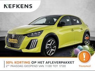 Peugeot 208 EV GT 51 kWh 156pk | 410km WLTP Actieradius | Navigatie | Panoramadak | Rondomzichtcamera | Adaptieve cruise control | Leder/Alcantara | Stoel elektrisch+verwarmd+massage | Full Led koplampen | Climate Control | Parkeersensoren v+a | Keyless | Draadloze Apple Carplay / Android Auto | Dodehoeksensor | Donker getint glas | 17" lichtmetalen velgen |