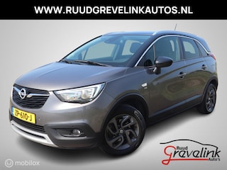 Opel Crossland X 1.2 Turbo 110 PK H6 120 Jaar Edition Zwart Dak+Spiegels Camera NaviApp DonkerGlas Pdc V+A