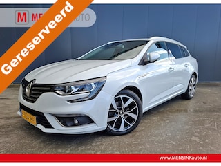 Renault Mégane Estate 1.3 TCe Bose 1e EIGENAAR CAMERA HALF LEER PARK ASSIST LED NAVI CRUISE ECC TREKHAAK