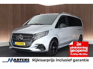 Mercedes-Benz V-klasse 300d 237pk XXL L3 Exclusive AMG-Line 2x Elek. Schuifdeur 360Camera Leder Stoelventilatie Memory Burmester