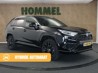 Toyota RAV4 2.5 Hybrid AWD Black Edition - ELEKTRISCHE ACHTERKLEP - KEYLESS ENTRY/START - VOORRUITVERWARMING - STOEL/STUURVERWARMING - APPLE CARPLAY/ANDROID AUTO - CLIMATE CONTROL - ADAPTIEVE CRUISE CONTROL - AFNEEMBARE TREKHAAK (1650KG GEREMD) - 4 WIELAANDRIJVING