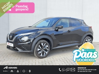 Nissan Juke 1.0 DIG-T Acenta / Fabrieksgarantie tot 03-2029 / Camera / Navigatie Apple Carplay & AndroidAuto / Stoelverwarming / Cruise Control / DAB / LED / All Season Banden /