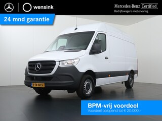 Mercedes-Benz Sprinter 317 CDI | Aut. | L2 H2 | Pro | 3 zits | Achteruitrijcamera | 3.500 kg Trekgewicht | Vloer en Wand Betimmering | Certified