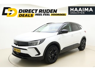Opel Grandland 1.2 Turbo GS Black Pack | Automaat | Stoel- en stuurverwarming | Navigatie | Achteruitrijcamera | Comfort stoelen | Adaptive Cruise Control | Parkeersensoren voor en achter | Led verlichting | Climate Control