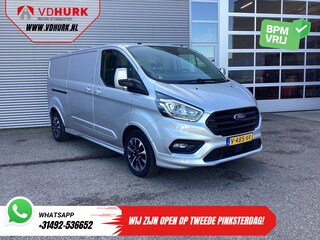 Ford Transit Custom Sport 2.0 TDCI Aut. 170 pk L2 DB-Riem VV/ Carplay/ Alarm III/ Stoelverw./ Navi/ Airco/ Camera/ Cruise/ PDC/ Trekhaak