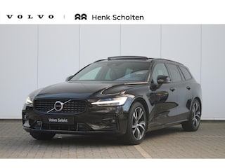 Volvo V60 B3 163PK R-Design | Panoramisch schuif-/kanteldak | Semi elektr. trekhaak | Premium audio by Harman/Kardon | Elektr. bed. voorstoelen met geheugen | Verwarmbare voorstoelen | Verwarmbaar stuurwiel | Blind spot | Keyless entry | DAB | Apple carplay | Elektrische achterklep | Achterbank verwarmbaar |