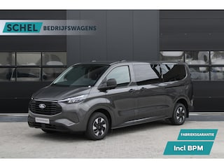Ford Transit Custom 340 2.5 PHEV L2H1 Kombi Trend 9 zits - 2x Schuif - Navi - Trekhaak - LED - Stoel-stuurverwarming - Prijs exclusief BTW - Rijklaar