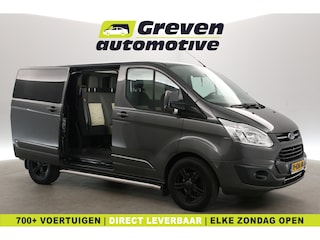 Ford Transit Custom 2.0 TDCI L1H1 Limited 170PK | Dubbele Cabine | Aut. | Airco | Cruise | Navi | Trekhaak | 2xSchuifdeur
