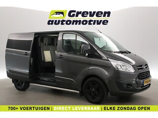 Ford Transit Custom 2.0 TDCI L1H1 Limited 170PK | Dubbele Cabine | Aut. | Airco | Cruise | Navi | Trekhaak | 2xSchuifdeur