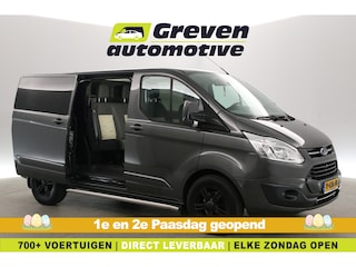 Ford Transit Custom 2.0 TDCI L1H1 Limited 170PK | Dubbele Cabine | Aut. | Airco | Cruise | Navi | Trekhaak | 2xSchuifdeur