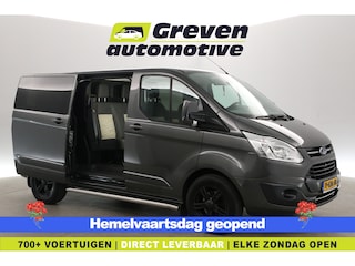 Ford Transit Custom 2.0 TDCI L1H1 Limited 170PK | Dubbele Cabine | Aut. | Airco | Cruise | Navi | Trekhaak | 2xSchuifdeur