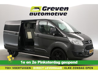 Ford Transit Custom 2.0 TDCI L1H1 Limited 170PK | Dubbele Cabine | Aut. | Airco | Cruise | Navi | Trekhaak | 2xSchuifdeur