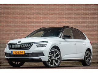 Skoda Kamiq 1.5 TSI DSG Monte Carlo, Panoramadak, Camera, Stoel & Stuurverwarming, Adaptive Cruise, Carplay, Keyless.
