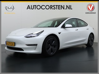 Tesla Model 3 Long Range AWD 75kWh FACELIFT Trekhaak Warmtepomp FSD-3 Hardware Stuur+Stoelverwarming AutoPilot Leder Panoramadak Adaptive-Cruise Camera's Elektr.-Stuur+Stoelen+Spiegels+Geheugen+Easy-Entry Park assistent Pdc WIFI Lane-Assist SOH 90% Lmv Navi LED DAB Voorverwarmen interieur Keyless One-Pedal-Drive 4WD Origineel Nederlandse Auto Fabrieksgarantie op Accu en Motor tot 27-09-2029/192.00km