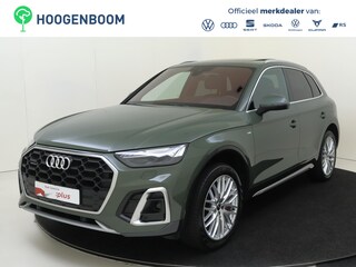 Audi Q5 50 TFSI e S edition | SoH 96% | Panoramadak | Trekhaak | Parkeerassistent | Keyless | LED matrix verlichting | Lederen bekleding | Adaptieve cruise control | Dodehoek detectie |