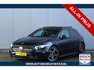 Mercedes-Benz A-klasse 180 Business Solution AMG | NAP! | Widescreen | Night Package | Panorama dak | Navigatie | Camera