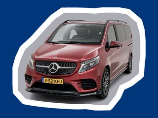 Mercedes-Benz V-klasse 250d DC L3 AMG 4-Matic Maxton Spoilers Hyacinth Red metallic Dubbele Cabine Leder Dubbele Schuifdeur Lane Assist