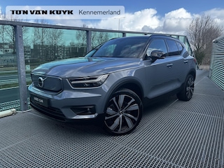 Volvo XC40 Recharge P8 AWD R-Design Automaat, Panoramadak, Leder, 20 inch wielen, 360 graden parkeercamera, Elektrische stoelverstelling, Stoel- en stuurverwarming, Harman Kardon audio, Extra getint glas