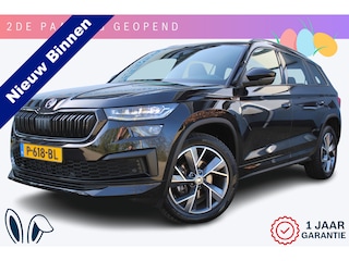 Skoda Kodiaq 1.5 TSI Sportline Business 7p. | Incl. 12 maanden Garantie | Wegklapbare trekhaak | Elektrisch verstelb. bestuurdersstoel met geheugen | Elektrisch kofferbakklep | Apple CarPlay | Adaptive cruise | Stoel/stuur verwarming | Achteruitrij camera | Parkeersensoren | Keyless Entry/Start | Climate controle | Draadloze telefoonlader