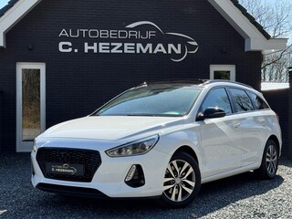 Hyundai i30 Wagon 1.4 T-GDI Premium PANORAMADAK NAVI CARPLAY ANDROID SPOILER LED ZWARTE ACCENTEN