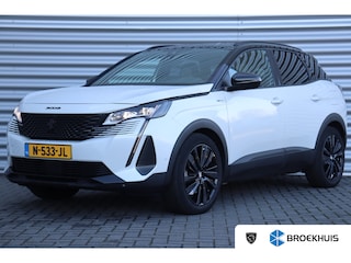 Peugeot 3008 1.6 HYBRID 225PK GT PACK AUTOMAAT / NAVI / LEDER / CLIMA / AGR / PDC / 19" LMV / CAMERA / PANO. DAK / AFN. TREKHAAK / BLACK PACK / FOCAL AUDIO / KEYLESS / WINTERPAKKET / FULL-LED / NIEUWSTAAT !!