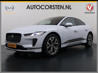 Jaguar I-Pace EV400 pk HSE First Edition 90 kWh AWD Pano-Dak Elektr.+Leer+Memory (Active-Air Suspension-)Luchtvering Matrix-LED Meridian®-Surround Audio 360°Camera Adap.Cruise Apple Carplay Android Auto Lmv 20" DAB Bluetooth Led Stuur-Stoel-Achterbank-Voorruitverwarming Elek.Achterklep Zeer compleet, nieuwprijs € 106.646,- Origineel Nederlandse Auto