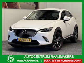 Mazda CX-3 2.0 SKY ACTIVE-G 120 GT-LUXURY AUTOMAAT NAVIGATIE CRUISE CONTROL HEAD-UP DISPLAY KEYLESS GO RIJSTROOKSENSOREN DODEHOEKSENSOREN ACHTERUITRIJCAMERA AFN. TREKHAAK ZEER MOOI !! Brgl
