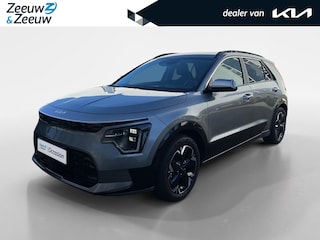 Kia Niro DynamicPlusLine 64.8 kWh fabrieksgarantie tot 1-2030 + 3x 1 jaar = 1-2033 | stoel/stuurverwarming | leren bekleding | elektrische achterklep | head up display |