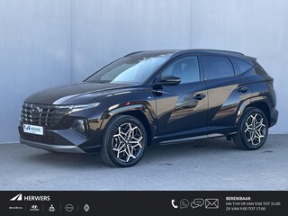 Hyundai Tucson 1.6 T-GDI HEV 230pk N Line Edition Automaat / Fabrieksgarantie tot 03-2029 / Dealer onderhouden / Trekgewicht 1650 kg / Stoelverwarming / Achteruitrijcamera / cruise control adaptief / Climate control/ Keyless Entry/Start /