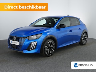 Peugeot 208 GT | 8 jaar fabrieksgarantie of 160.000 kilometer op het accupakket | Adaptieve cruise control met Stop&Go functie | Armsteunen op de voorportieren bekleed met kunstleder met groen sierstiksel (GT-Line)