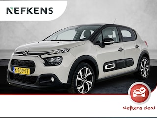 Citroën C3 Shine 110pk Automaat | Lage kilometerstand! | Navigatie | Achteruitrijcamera | Climate Control | Cruise Control | Parkeersensoren | Led koplampen | Keyless | Comfortstoelen | DAB+ radio | Apple Carplay / Android Auto | Bluetooth | Elektrisch inklapbare spiegels | Afwijkende dakkleur | Donker getint glas | 17" lichtmetalen velgen |