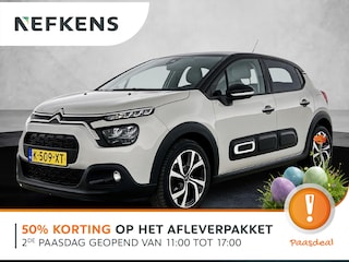 Citroën C3 Shine 110pk Automaat | Lage kilometerstand! | Navigatie | Achteruitrijcamera | Climate Control | Cruise Control | Parkeersensoren | Led koplampen | Keyless | Comfortstoelen | DAB+ radio | Apple Carplay / Android Auto | Bluetooth | Elektrisch inklapbare spiegels | Afwijkende dakkleur | Donker getint glas | 17" lichtmetalen velgen |