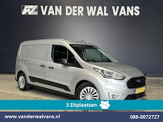 Ford Transit Connect 1.5 EcoBlue 100pk L2H1 Euro6 Airco | 3-Zits | Camera | Navigatie | Verwarmde voorruit Parkeersensoren, Bijrijdersbank