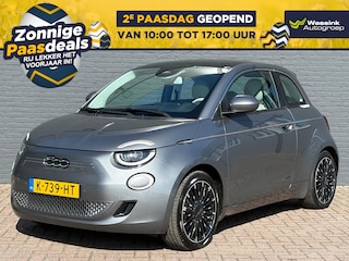 Fiat 500 42kWh 118pk Aut La Prima | SOH 92% | 1e Eigenaar | Keyless | Glazendak | Lederen Bekleding | Stoelverwarming | CarPlay | Adaptive Cruise Control |