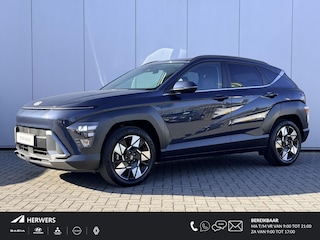 Hyundai Kona 1.6 GDI HEV Comfort Smart / Fabrieksgarantie tot 1-2030 / Stuur- & Stoelverwarming / Adaptief cruise control / Achteruitrijcamera / Climate control / Keyless Entry/Start / Apple Carplay Android Auto / Navigatie / Parkeersensoren voor en achter /