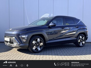 Hyundai Kona 1.6 GDI HEV Comfort Smart / Fabrieksgarantie tot 1-2030 / Stuur- & Stoelverwarming / Adaptief cruise control / Achteruitrijcamera / Climate control / Keyless Entry/Start / Apple Carplay Android Auto / Navigatie / Parkeersensoren voor en achter /