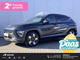 Hyundai Kona 1.6 GDI HEV Comfort Smart / Fabrieksgarantie tot 1-2030 / Stuur- & Stoelverwarming / Adaptief cruise control / Achteruitrijcamera / Climate control / Keyless Entry/Start / Apple Carplay Android Auto / Navigatie / Parkeersensoren voor en achter /